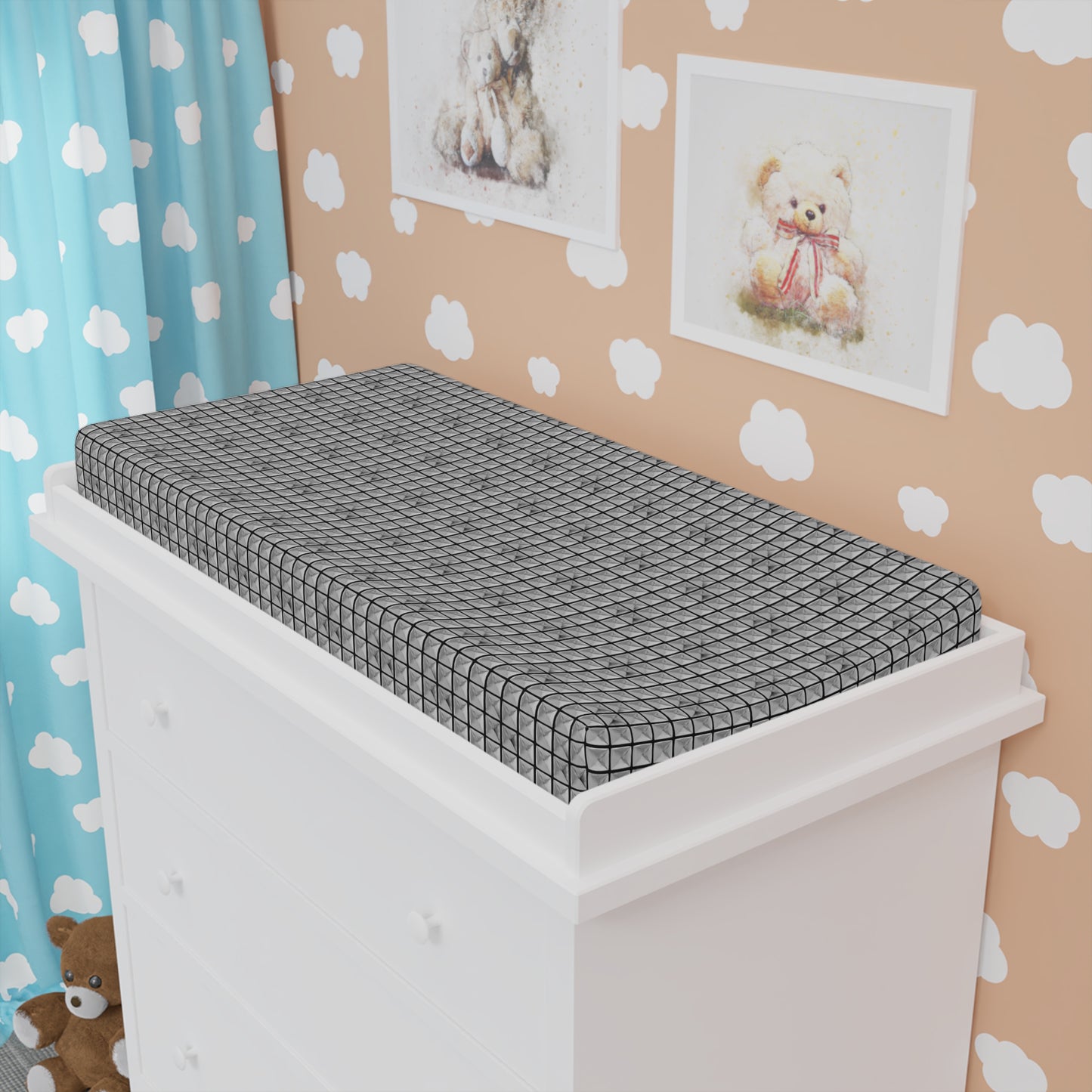 Studded Baby Changing Pad Cover