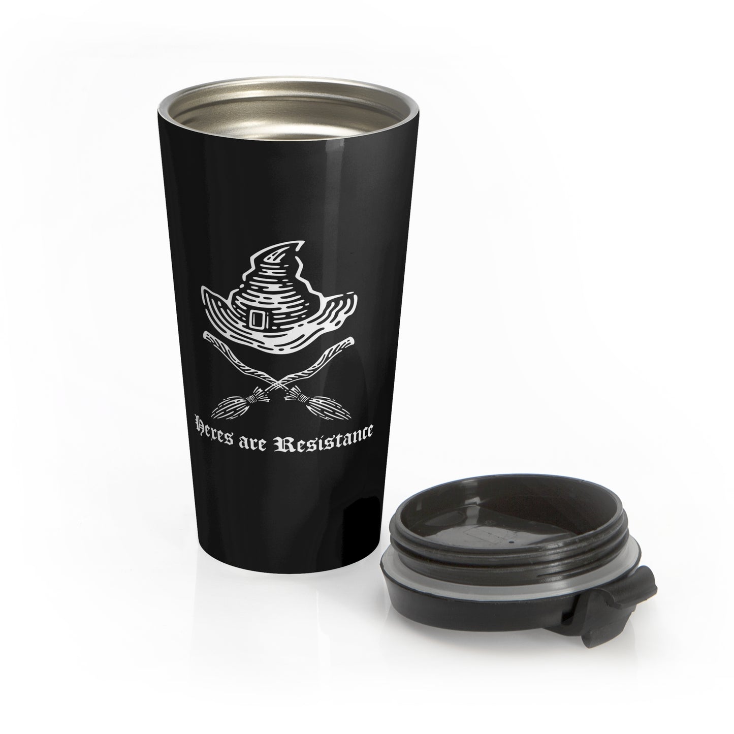 Hexes Stainless Steel Travel Mug