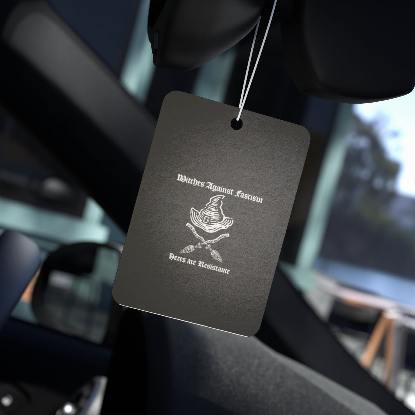 Witches Against Fascism Car Air Freshener
