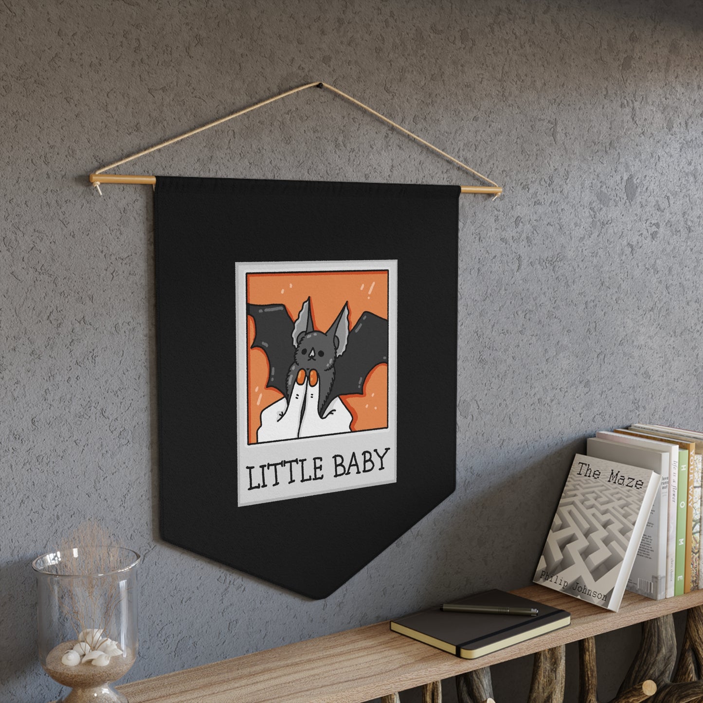 Little Baby Bat Pennant