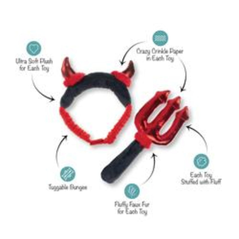 Cute lil Devil Dog Costume/ Play Set - 2 Pc