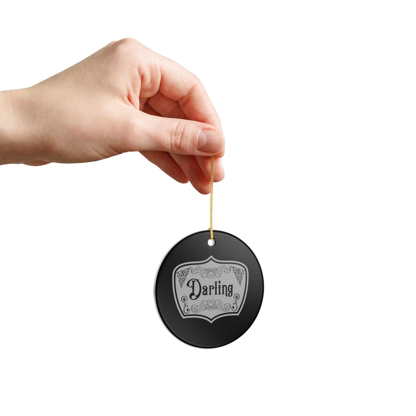 Darling Ceramic Ornament