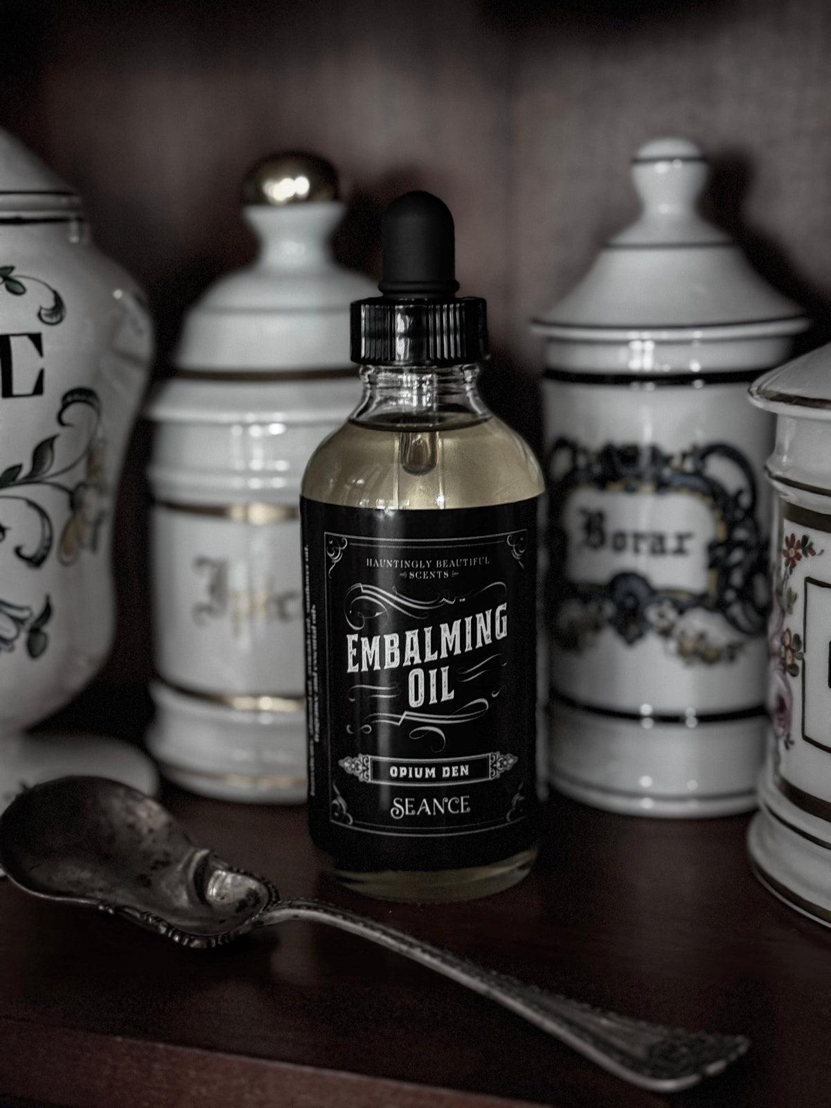 Opium Den - Embalming Lotion Oil (frankincense & orange blossom)
