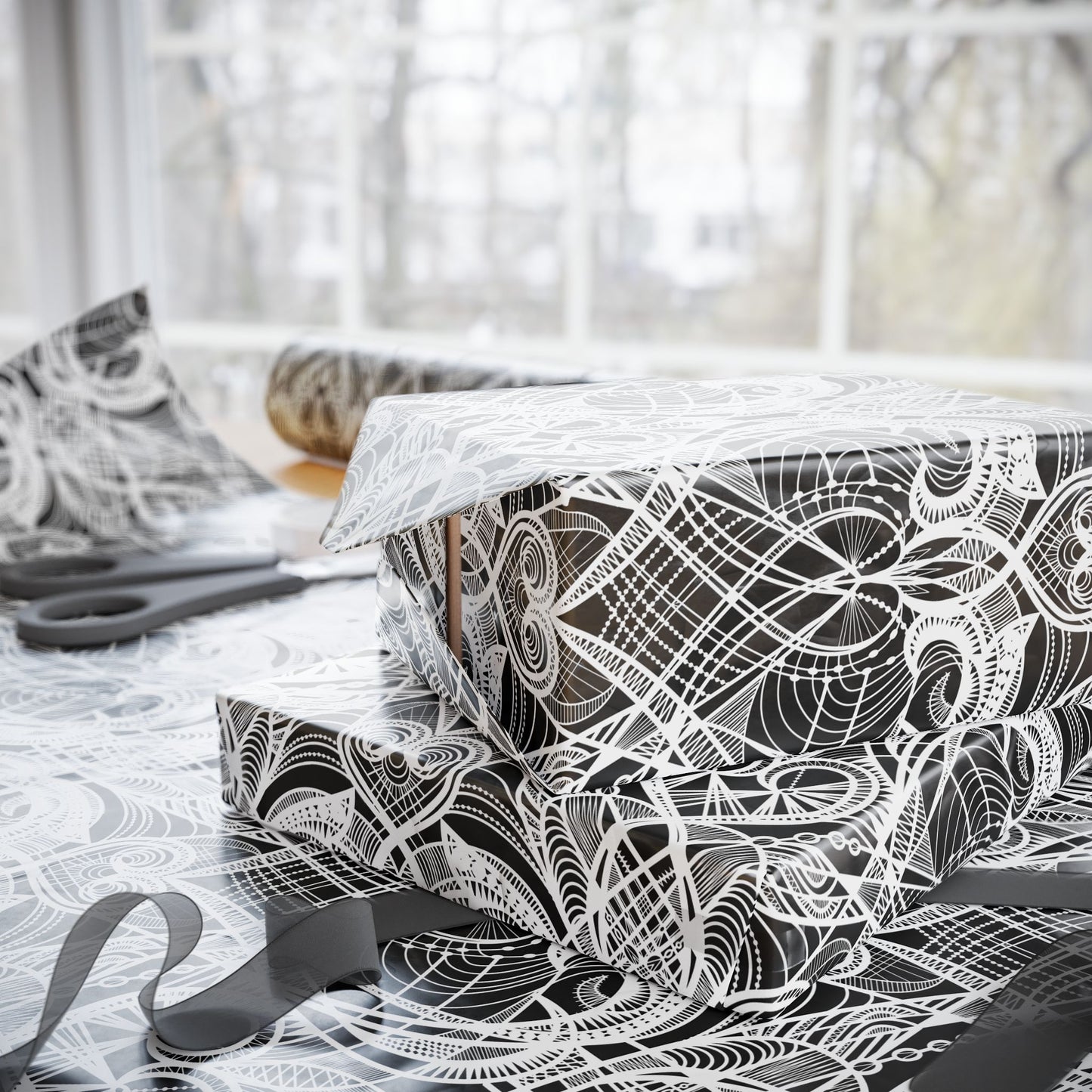 Heart Deco Wrapping Paper