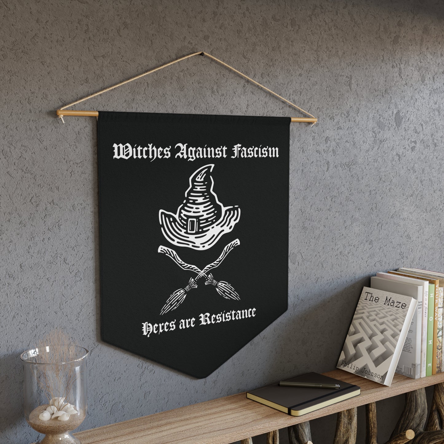 Witchy Resistance Pennant Wall Decor