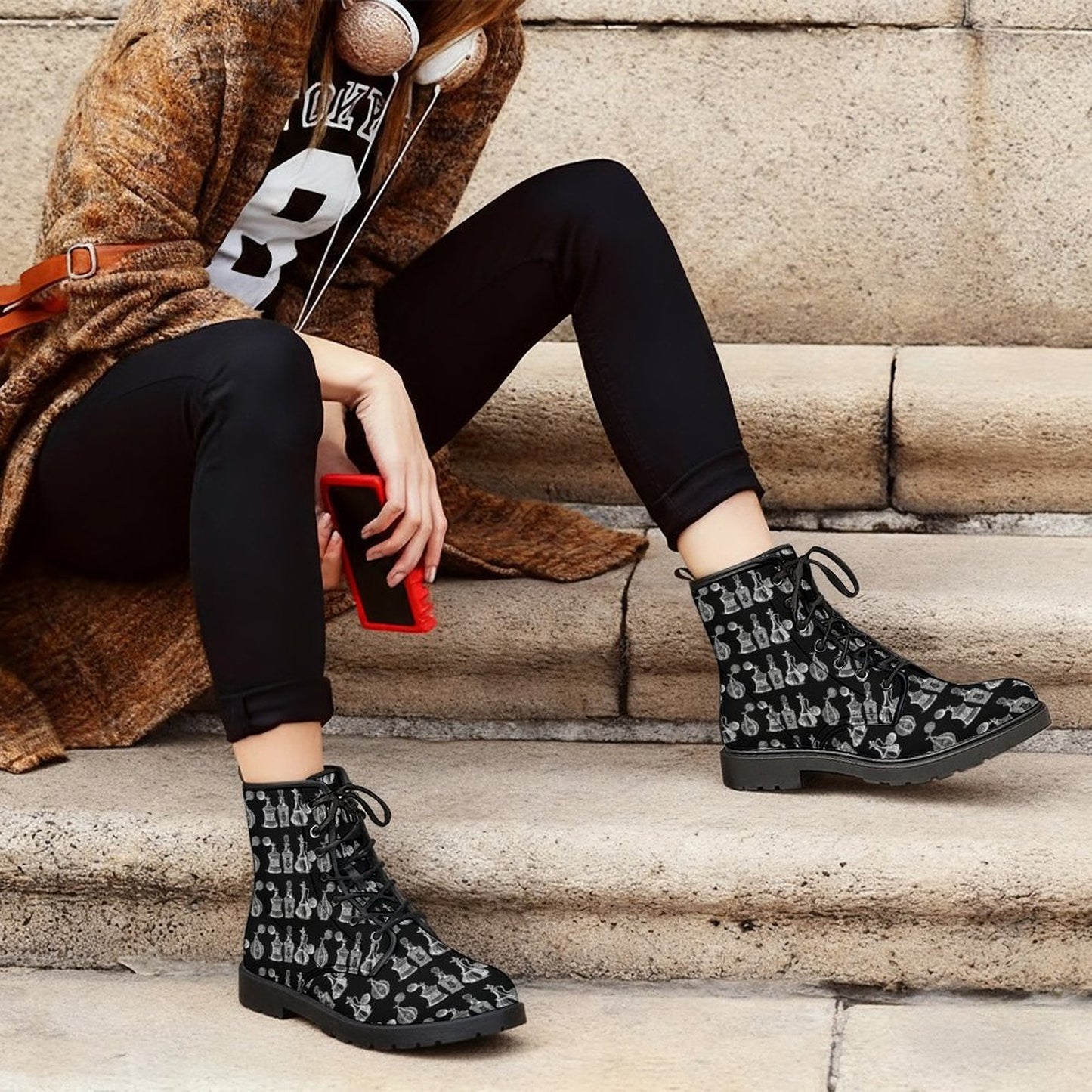 Antique Perfume Combat Boots (Adults) - PRE ORDER