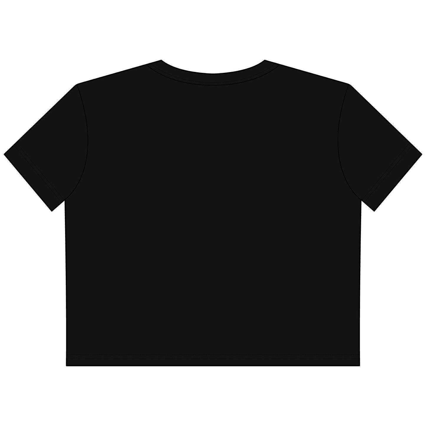 Whimisical Goth Mom Cropped Boxy Tee (Adults)