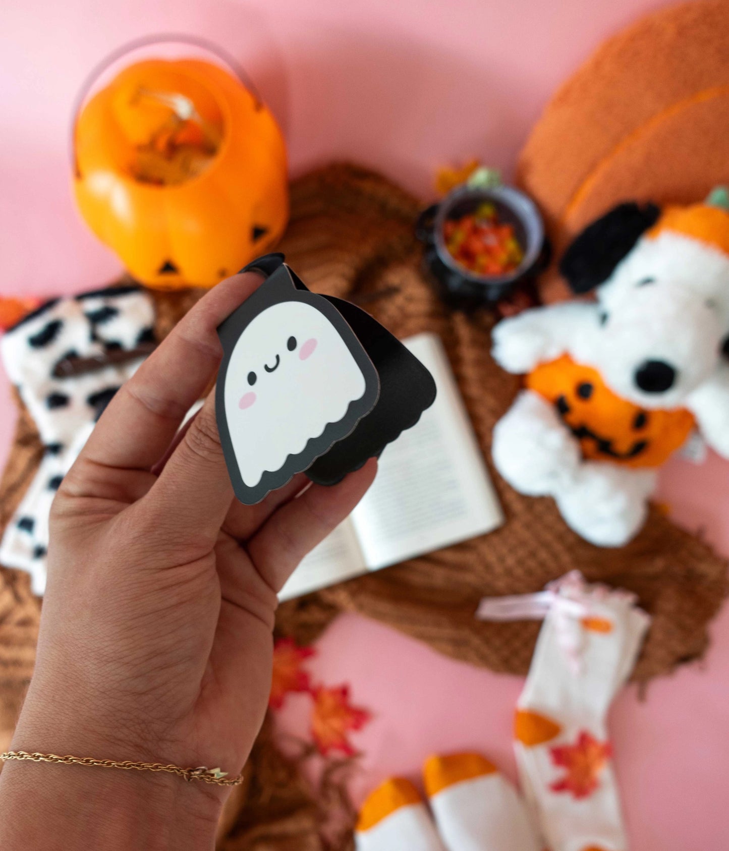 Ghost Magnetic Bookmark