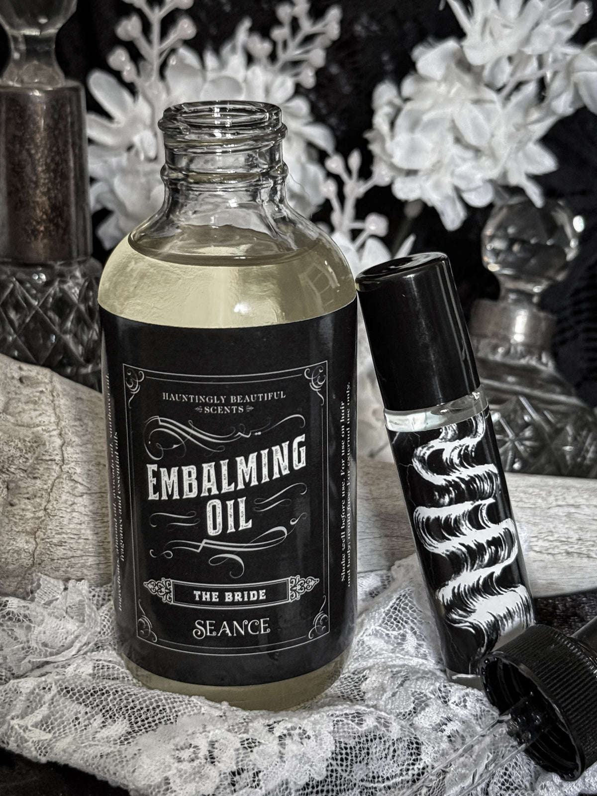 The Bride - Embalming Lotion Oil (lavender & black amber)