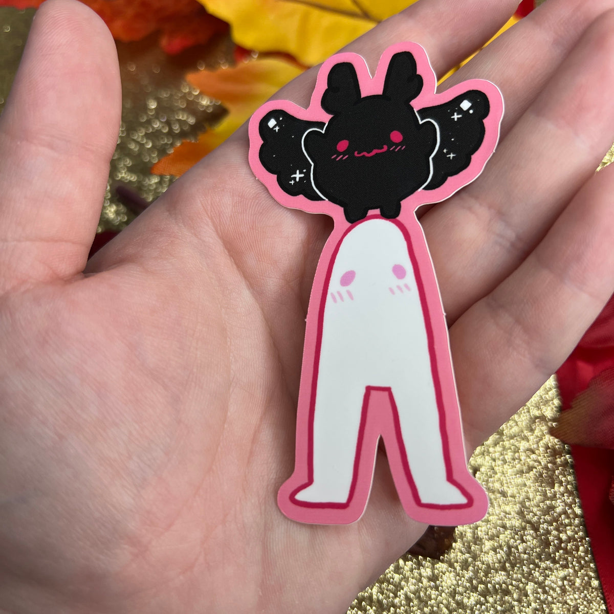 Mothman n Fresno Nightcrawler ~ Sticker