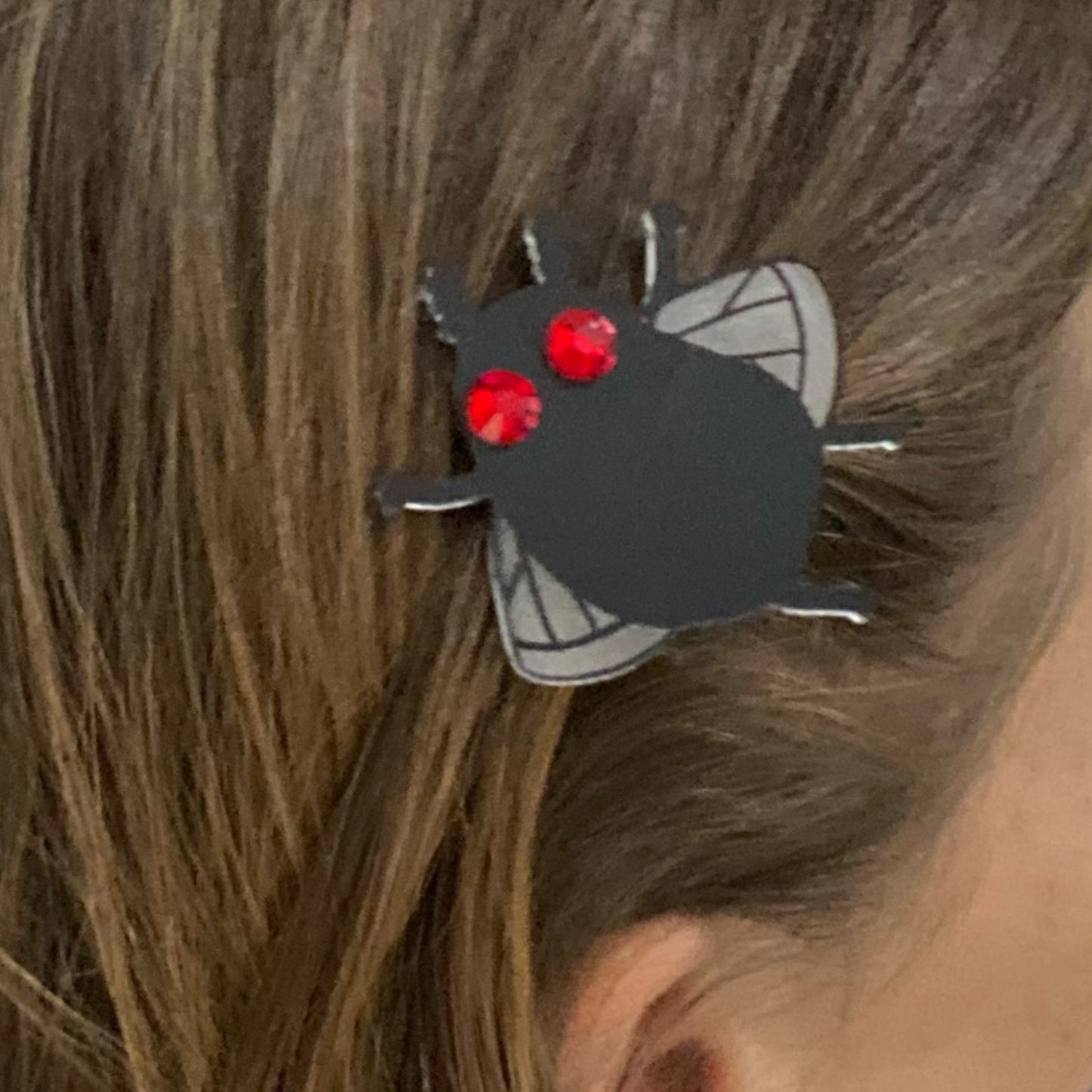 Cryptid Club Mothman Hair Clip