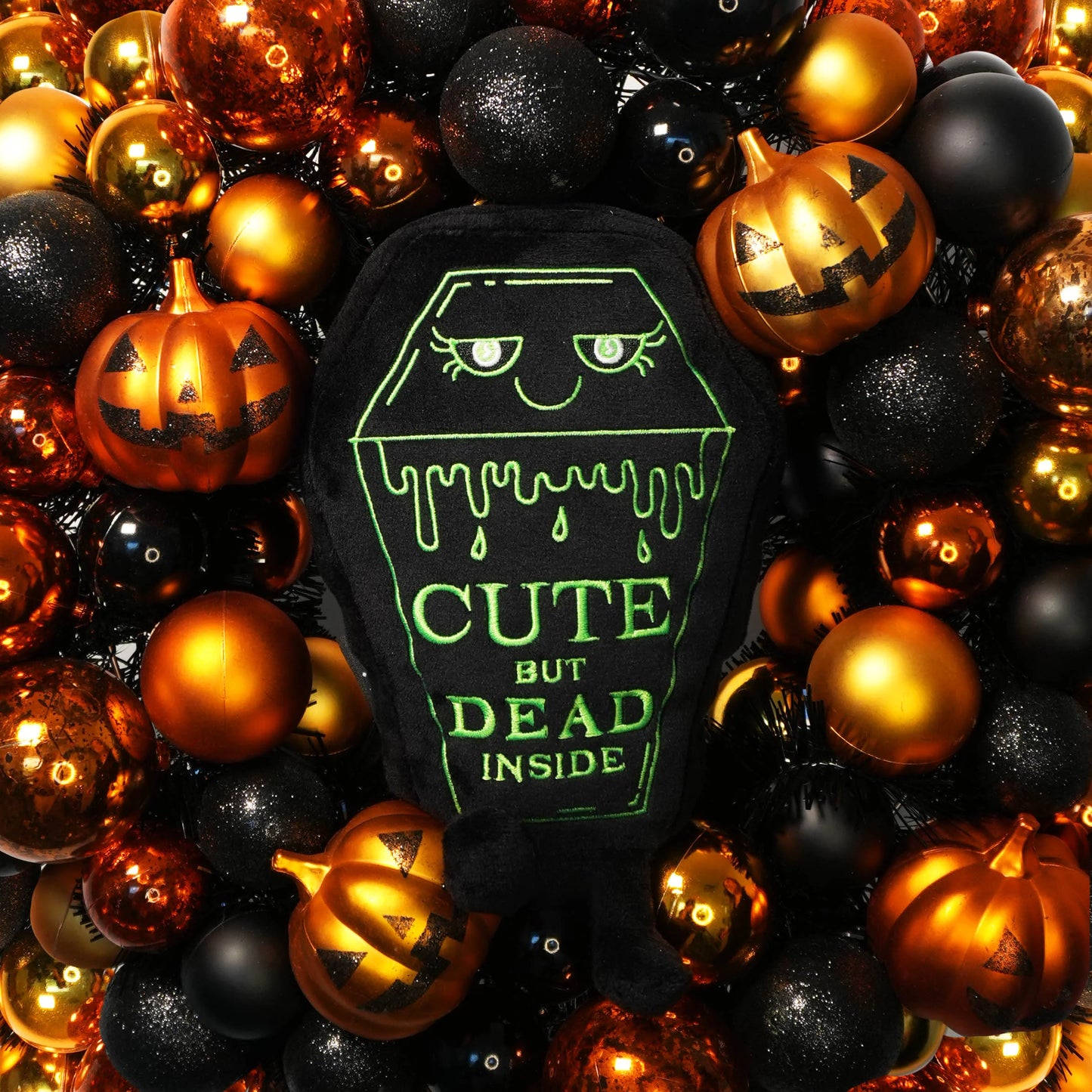 Cute But Dead Inside Coffin Plush Toy