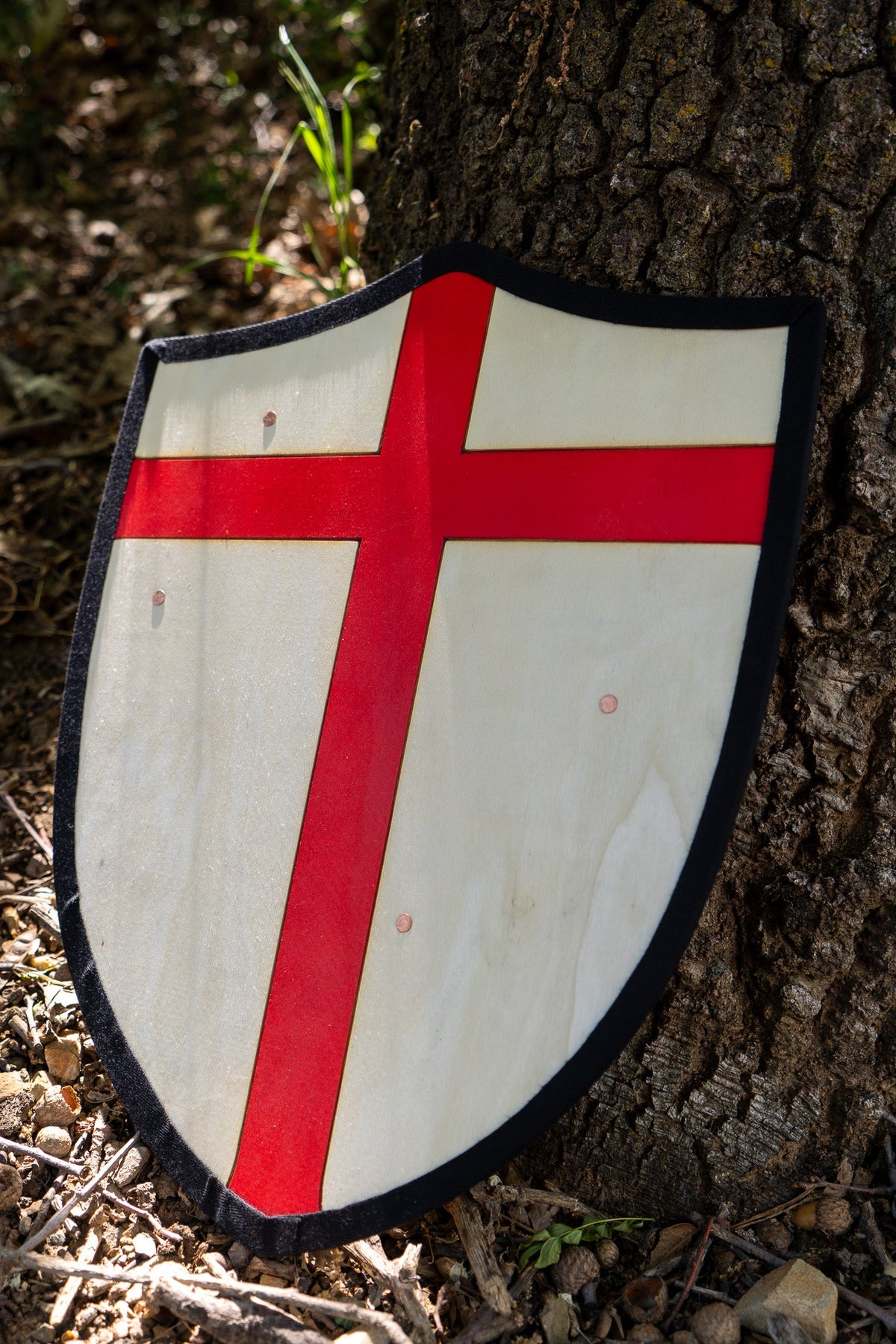 Handmade 18" Red Cross Heater Shield For Costume, Play or Wall Art