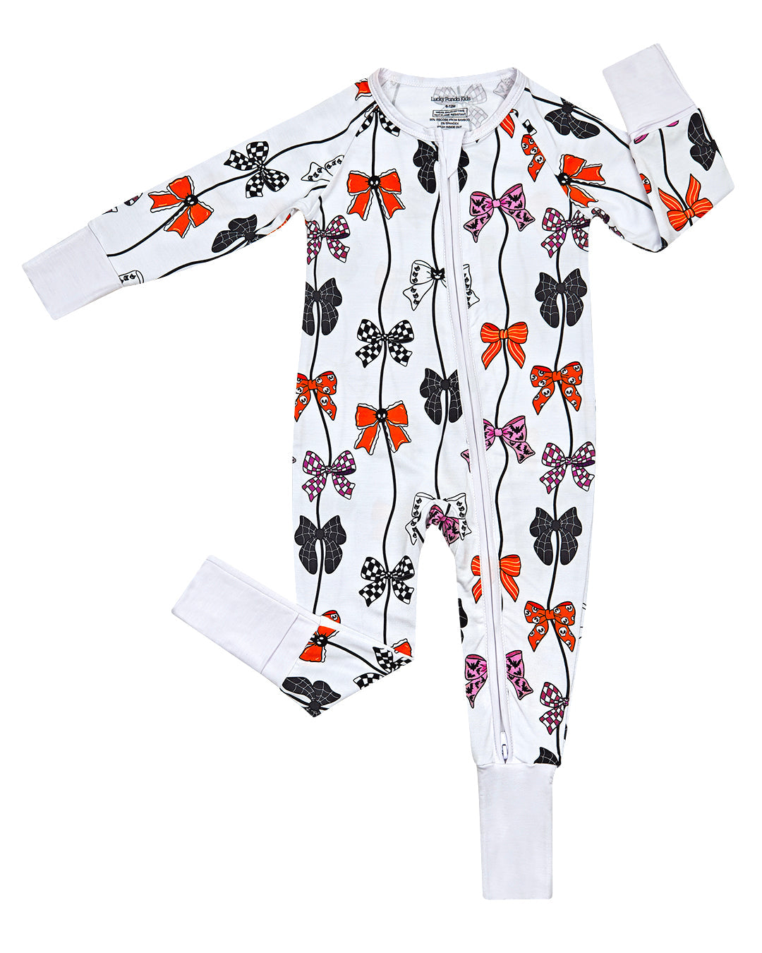 Bamboo Zip Romper | Spooky Bows