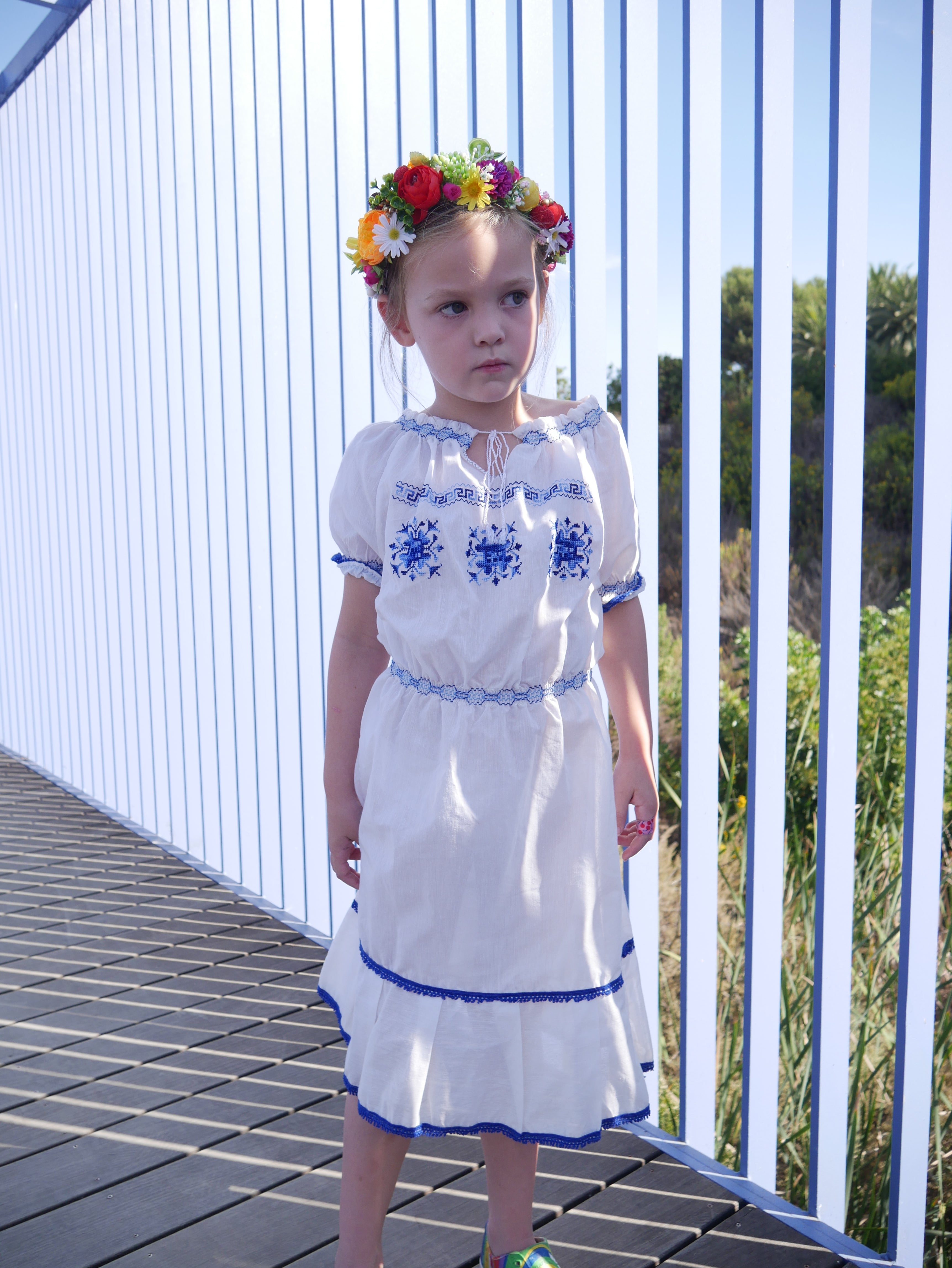 *Vintage* Folklore 70s Dress in size 6 Years (Midsommar Costume ...