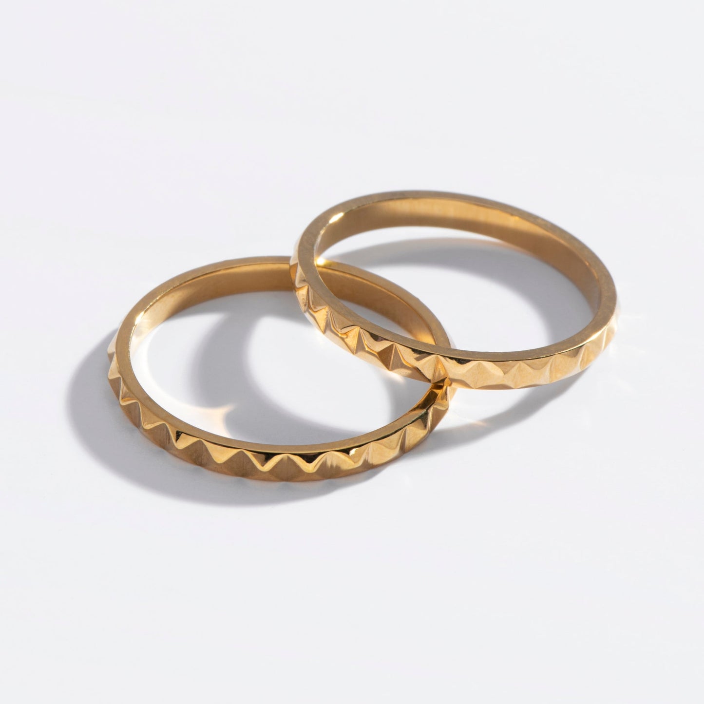 Pyramid Spike Ring