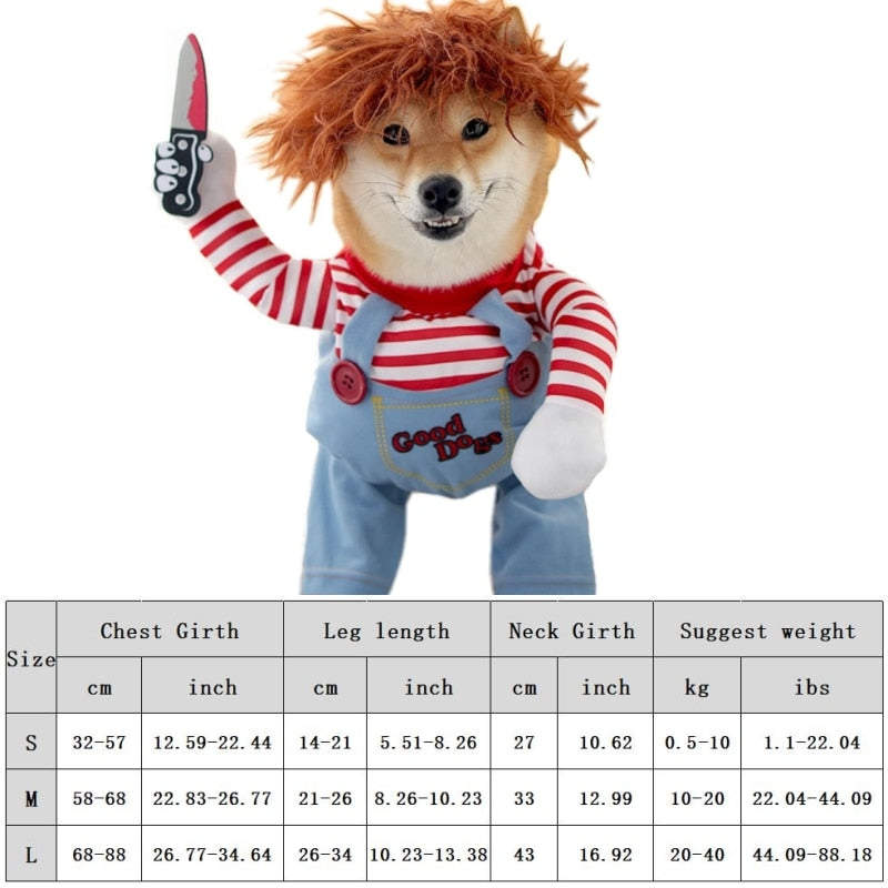 Chucky Pet Costume