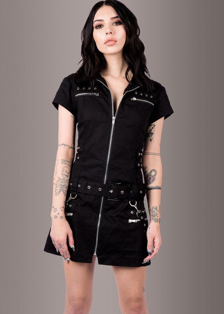 Pretty Attitude Womens Gothic Punk Dress