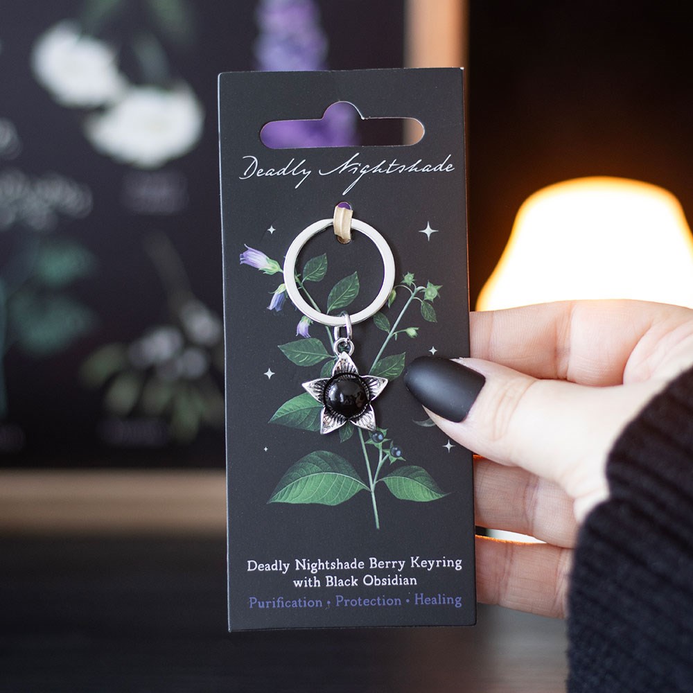 Deadly Nightshade Keychain