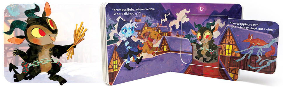 Krampus Baby! A Flap Book