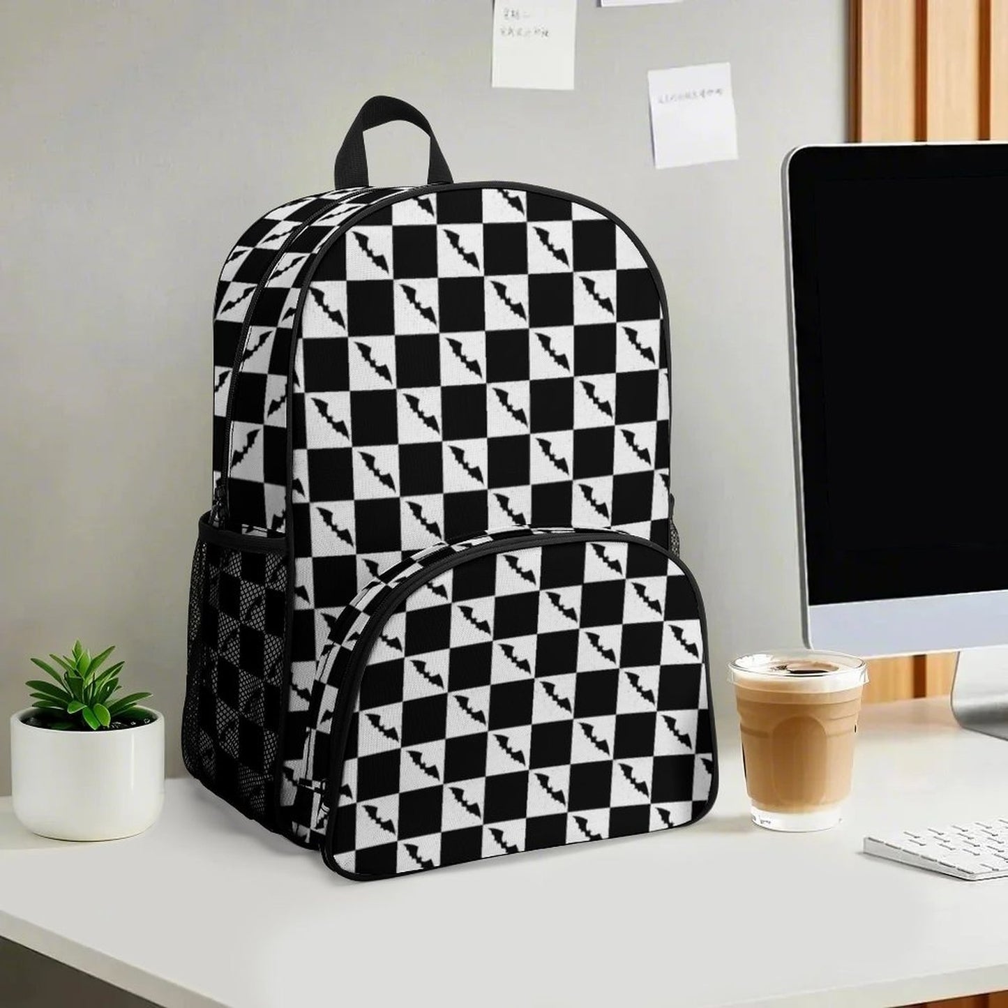 Checkered Bat Large Backpack - PRE ORDER