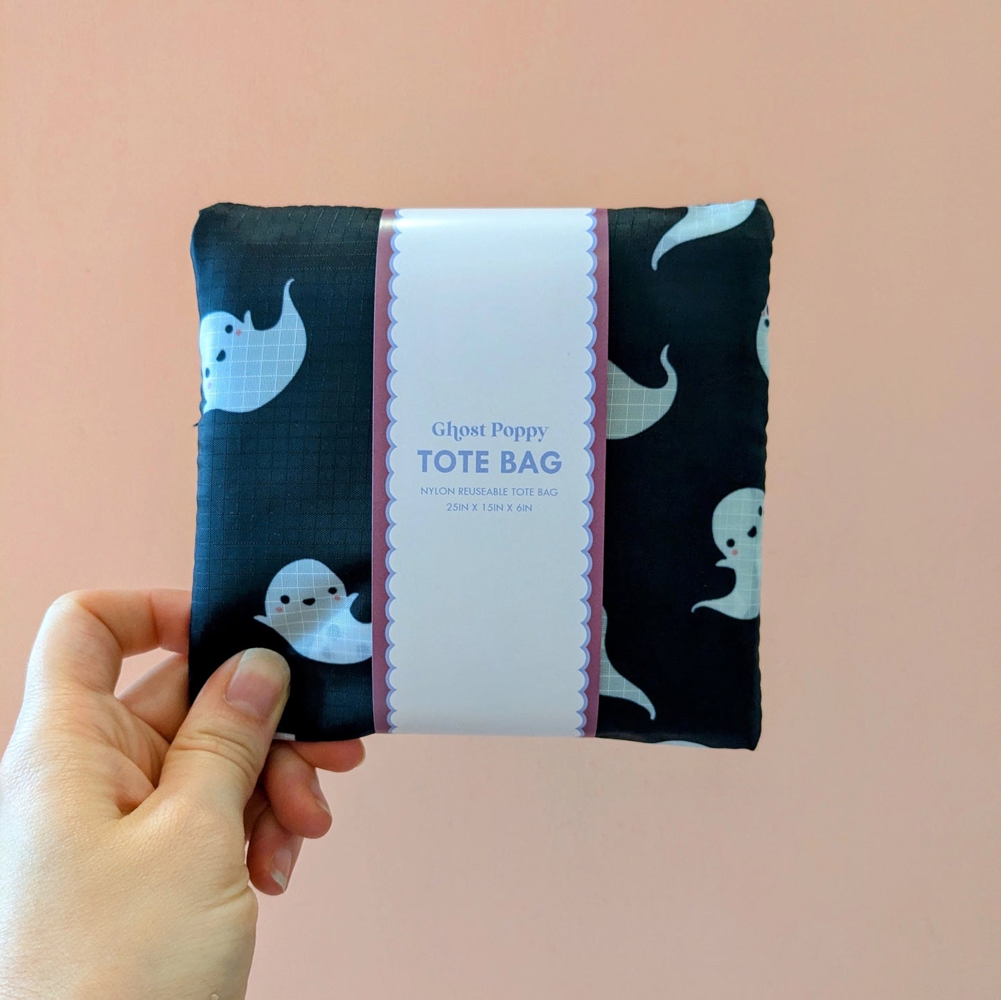 Ghost Reusable Tote Bag