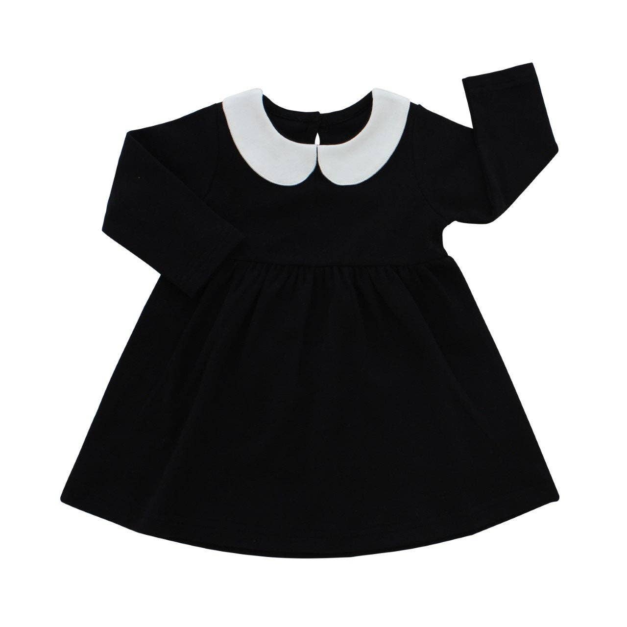 Wednesday Long Sleeve Dress (Babies/Toddlers/Kids) 6-7 Years Wednesday Long Sleeve Dress (Babies/Toddlers/Kids) 6-7 Years