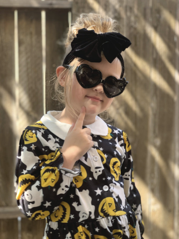 Black Velvet Headband (Baby/Toddler)