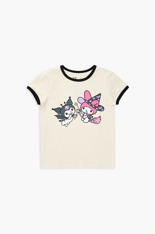 *NWT* Kuromi My Melody Halloween Tee Kids Sz 11/12 Years