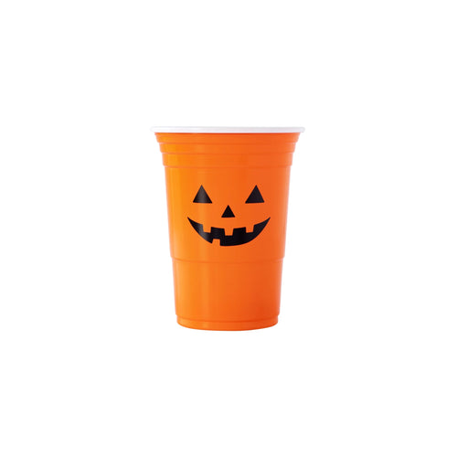 Jack O Lantern Plastic Party Cups