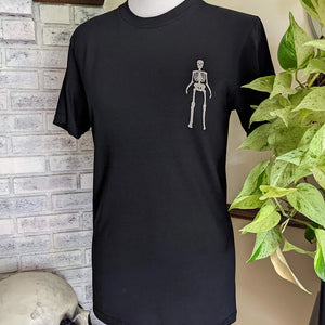 T-shirt squelette de 12 pieds (adultes)