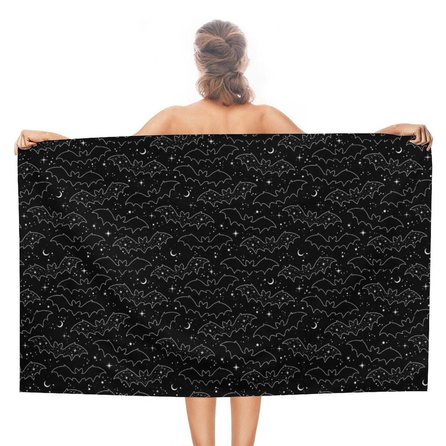 Celestial Bats Beach Towel