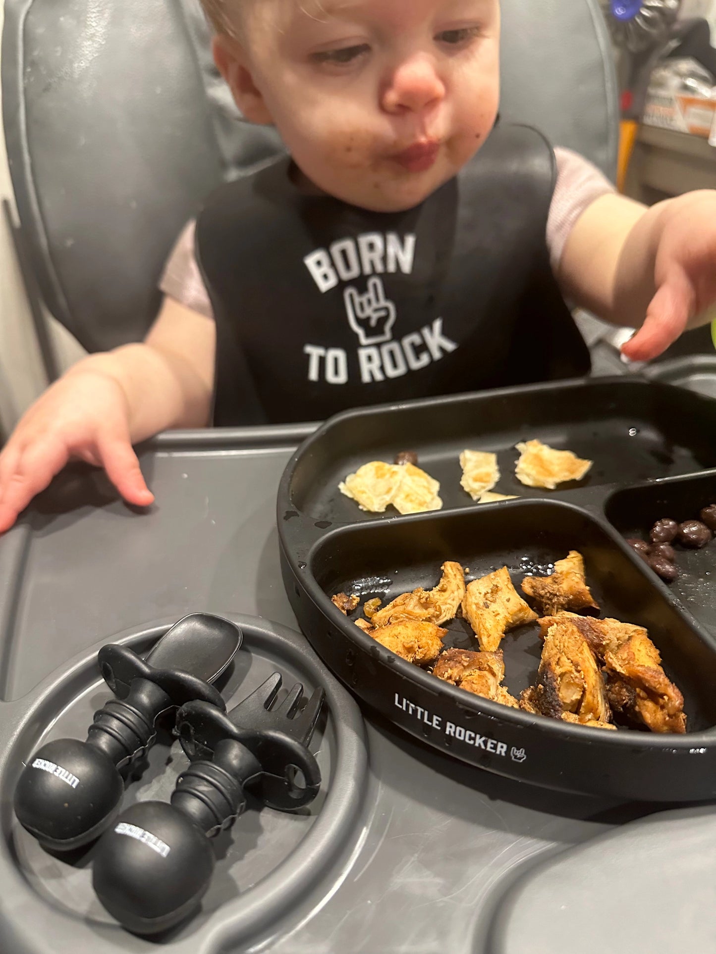 Midnight Starter Fork and Spoon (Babies)