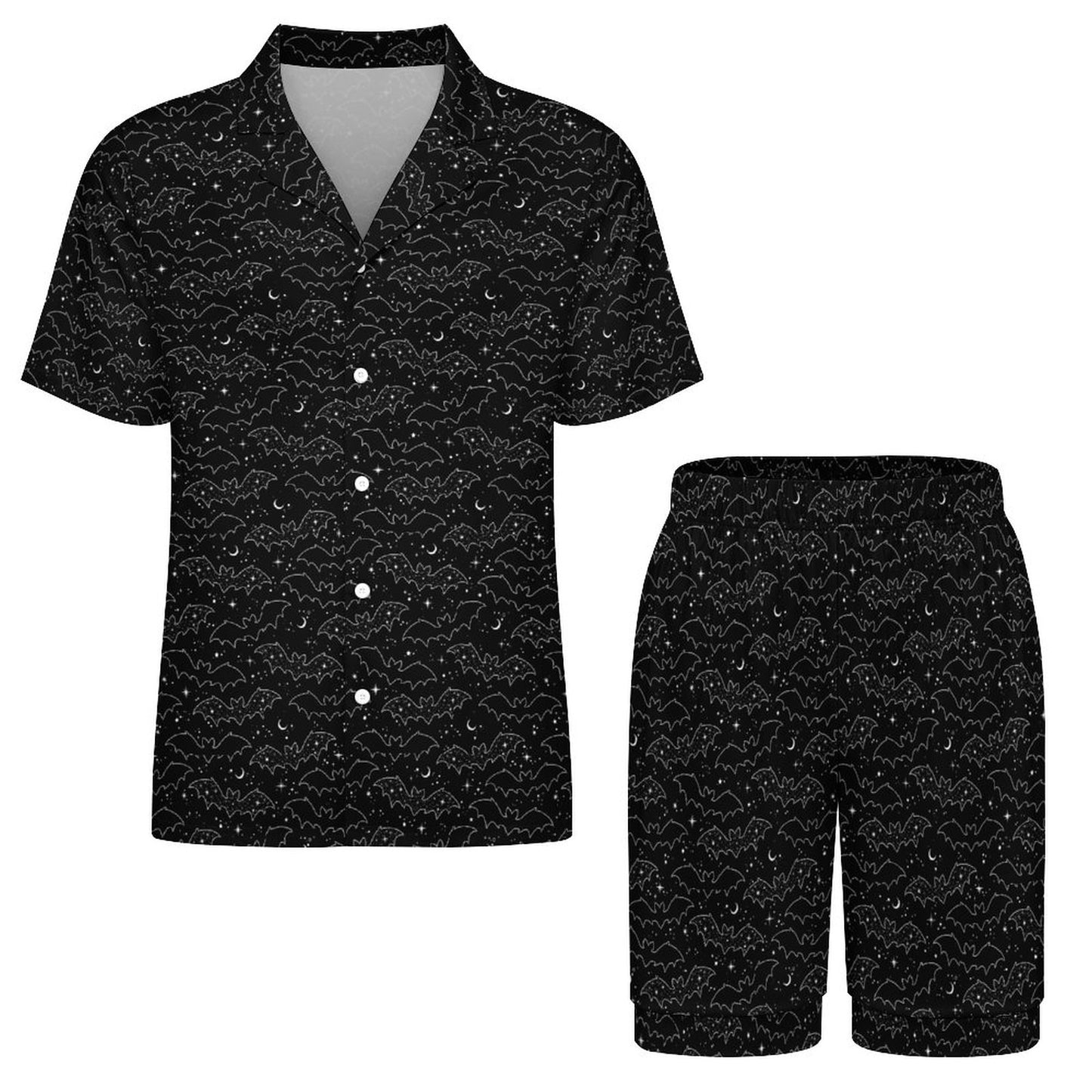 Celestial Bat Button Down Pajama Set (Adults) - PRE ORDER