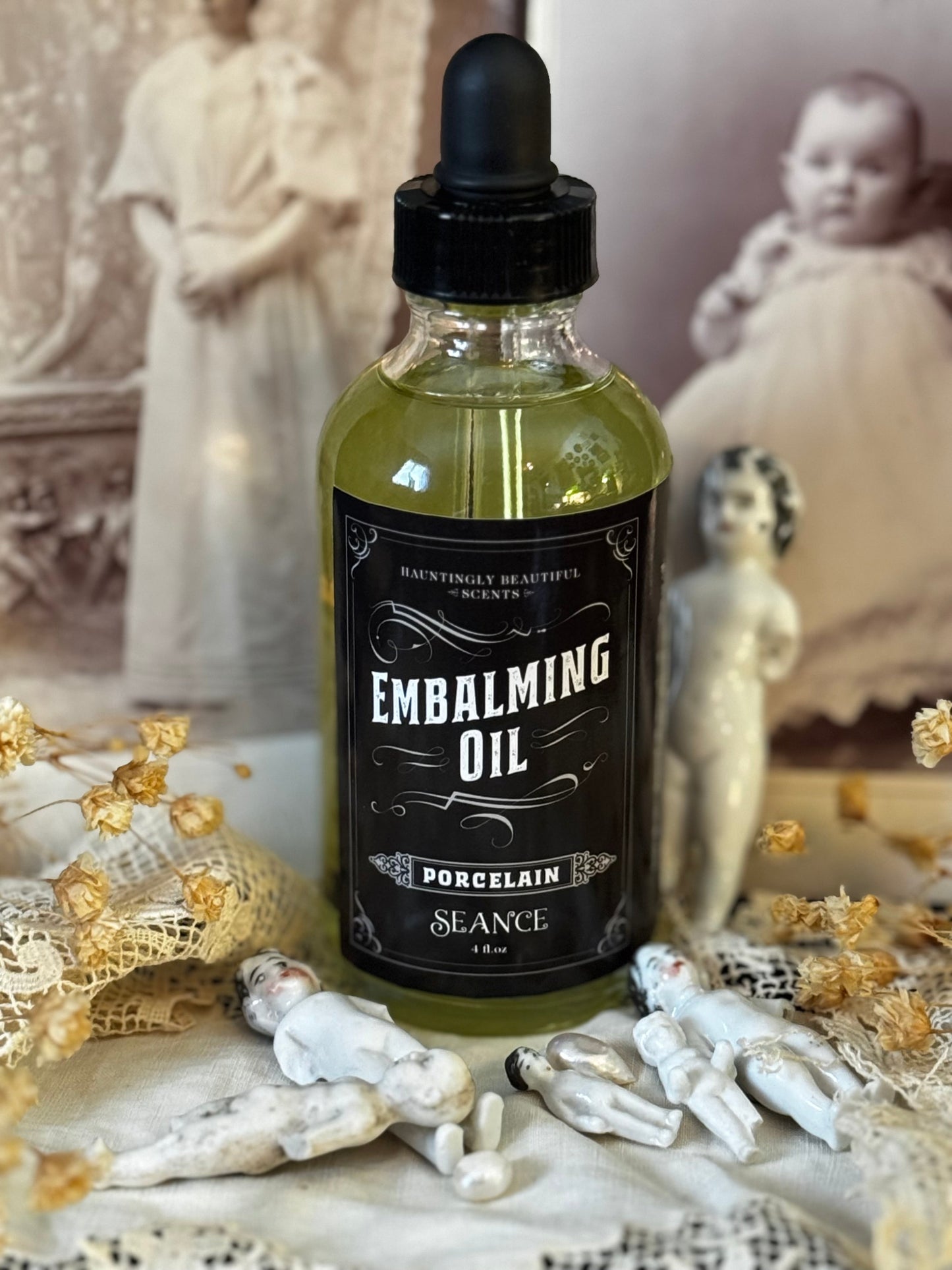 Porcelain - Embalming Lotion Oil - (vanilla, walnut, floral)