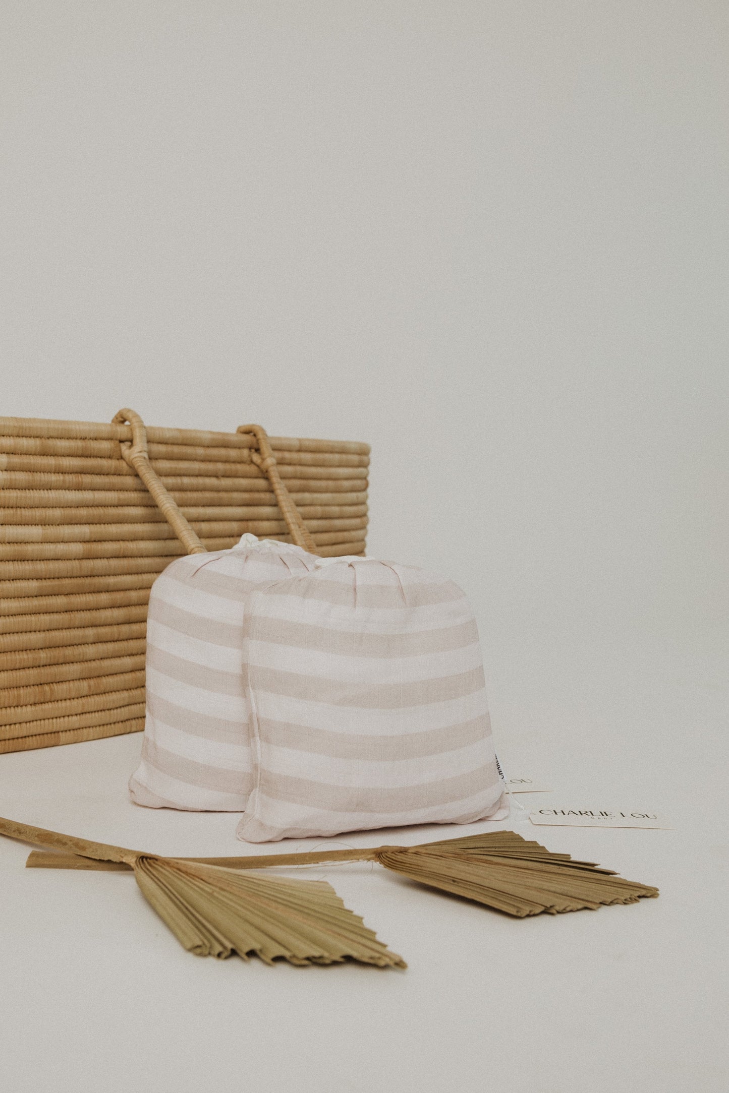 Muslin Crib Sheet | Striped