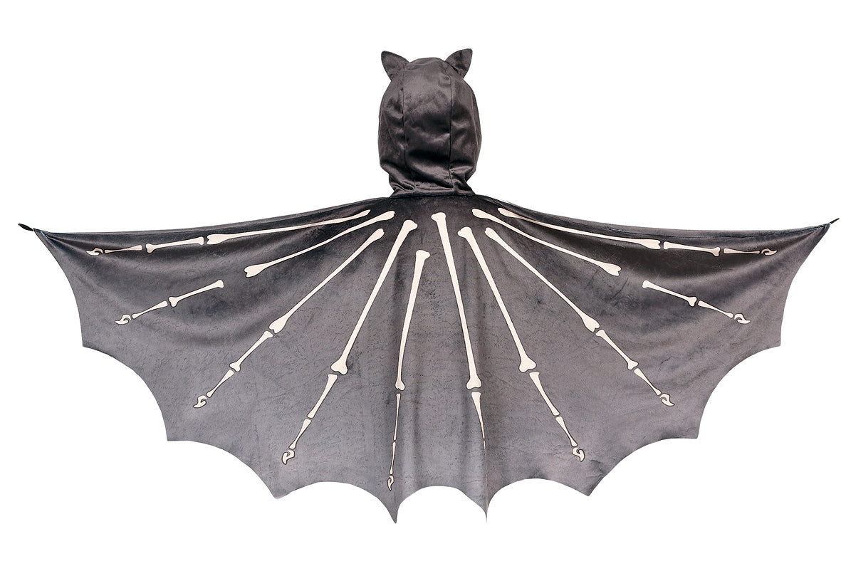 Bat Halloween Costume Cape for Kids - Carnival & Festive Use - sz 4-8 yrs