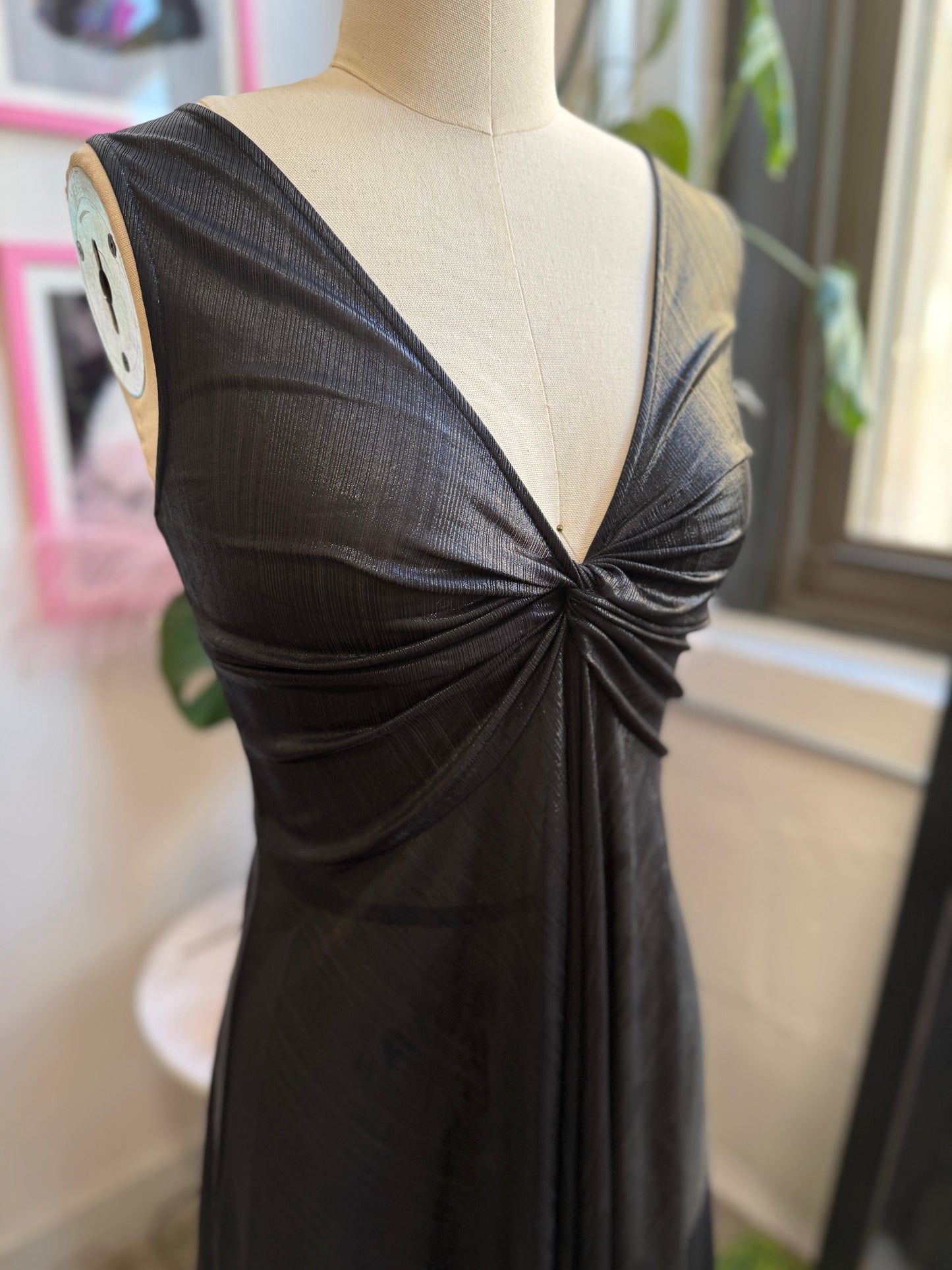 Siren Dress in Black Ink