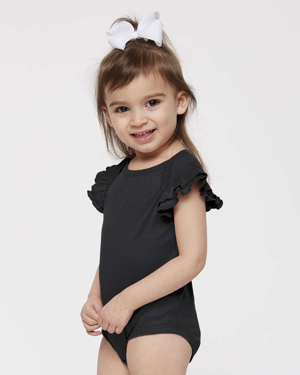 Angeline Onesie en noir (bébés/tout-petits)