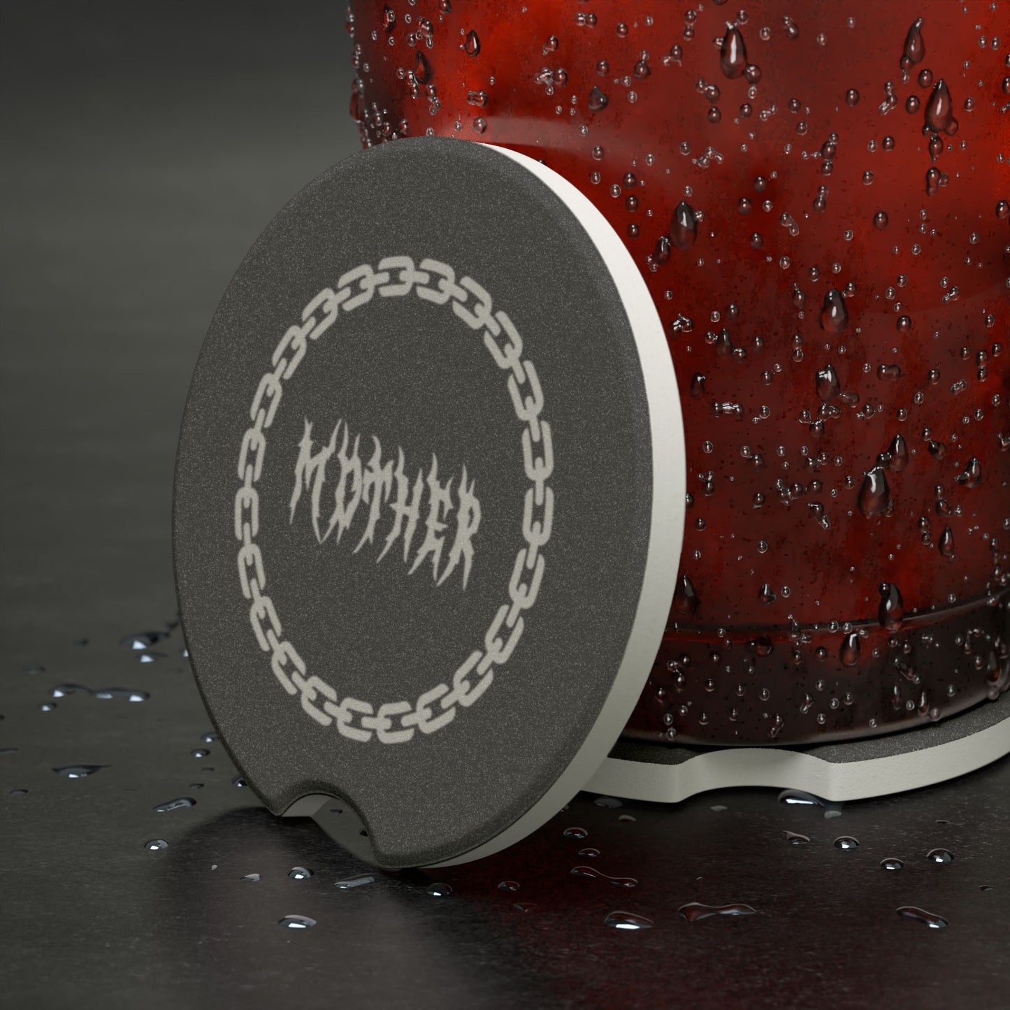 Chained Mother Soapstone Car Coaster