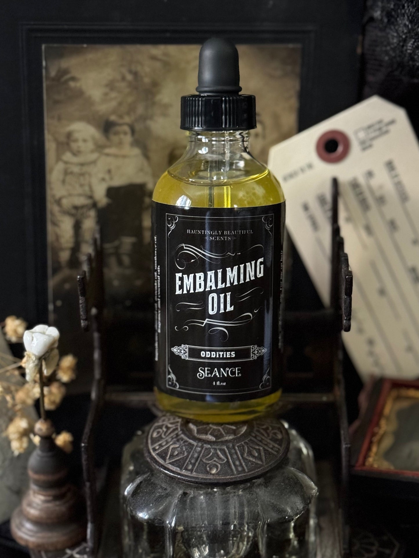 Oddities  - Embalming Lotion Oil - (amber, incense, jasmine)