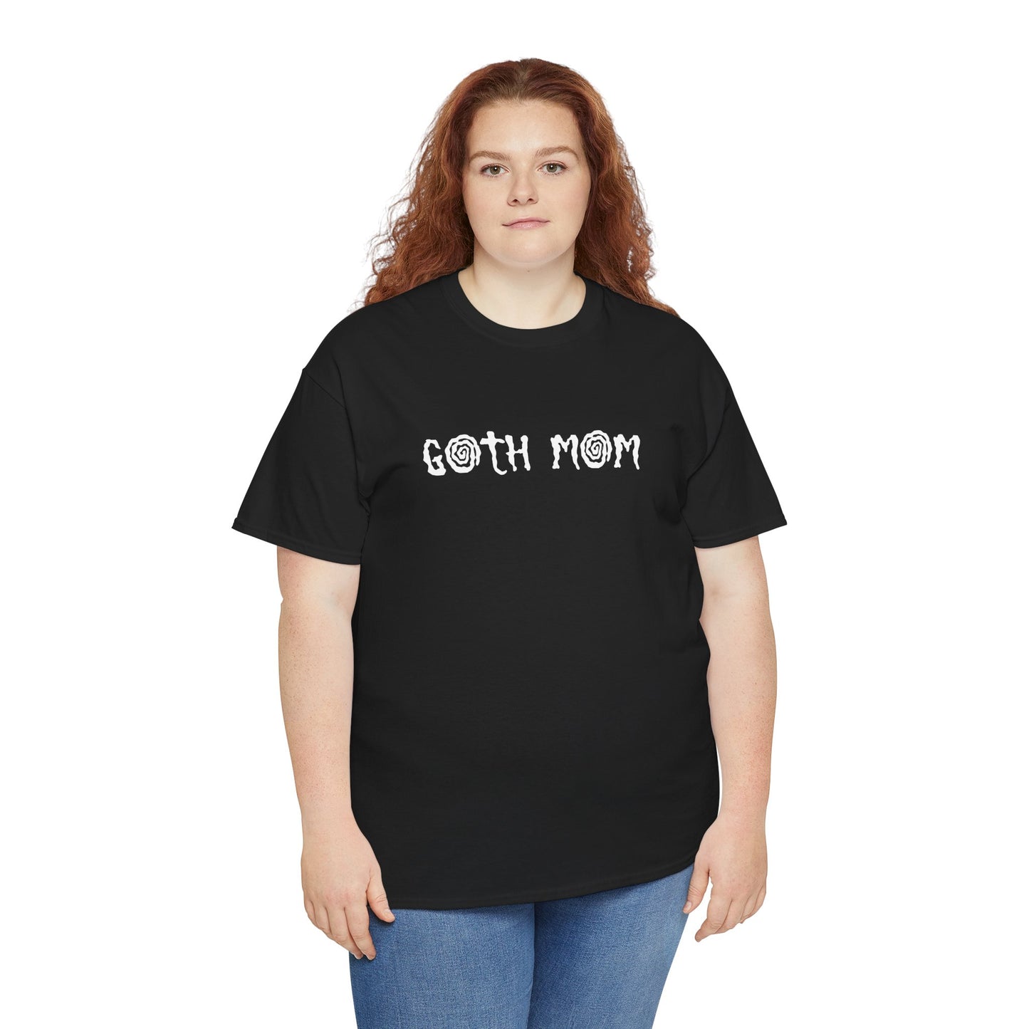 Whimsical Goth Mom Heavy Cotton Tee (Adults)