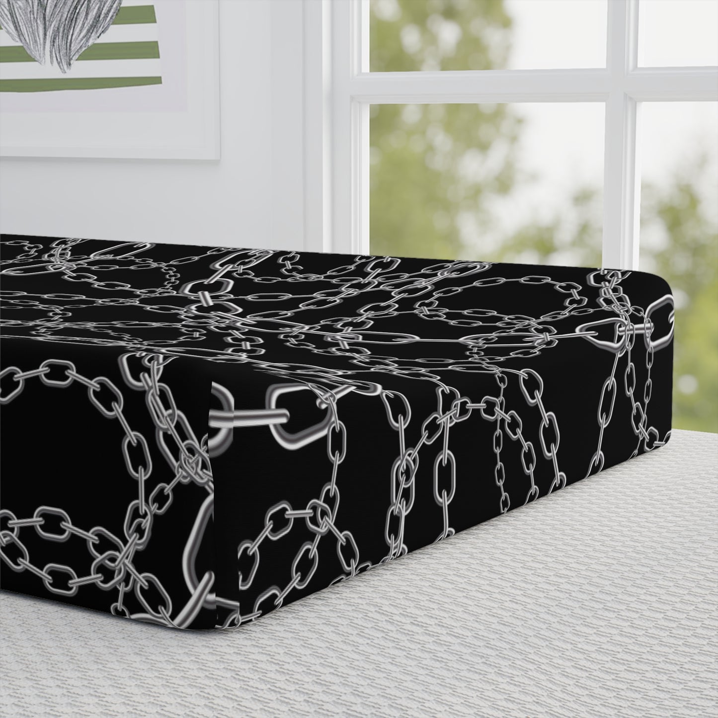 Chained Baby Changing Pad Cover