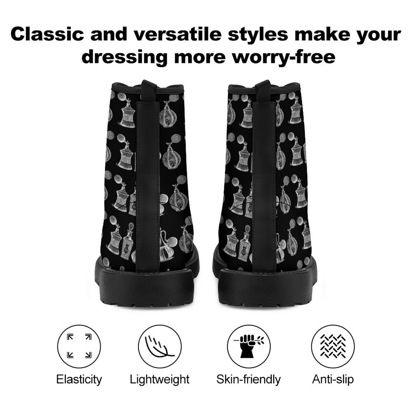 Antique Perfume Combat Boots (Adults) - PRE ORDER