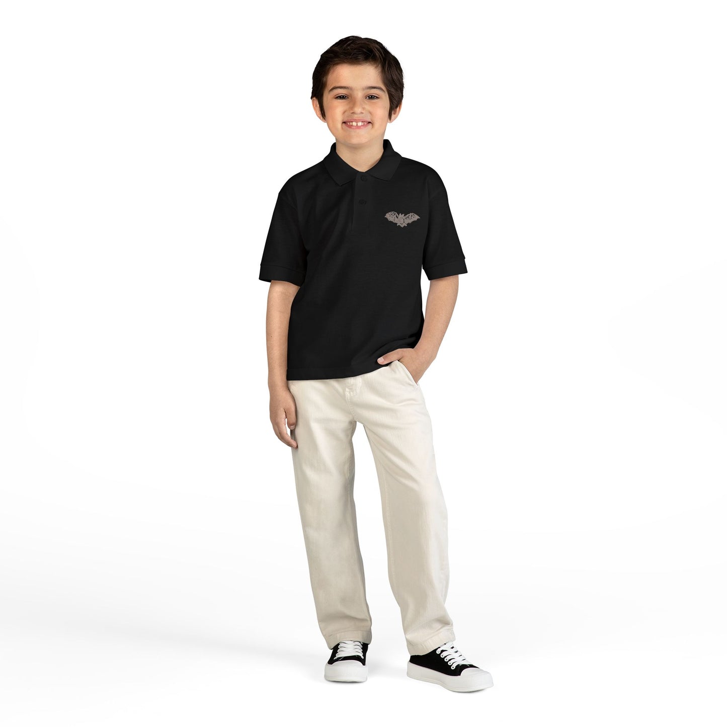 Spooky Bat Jersey Polo (Kids)
