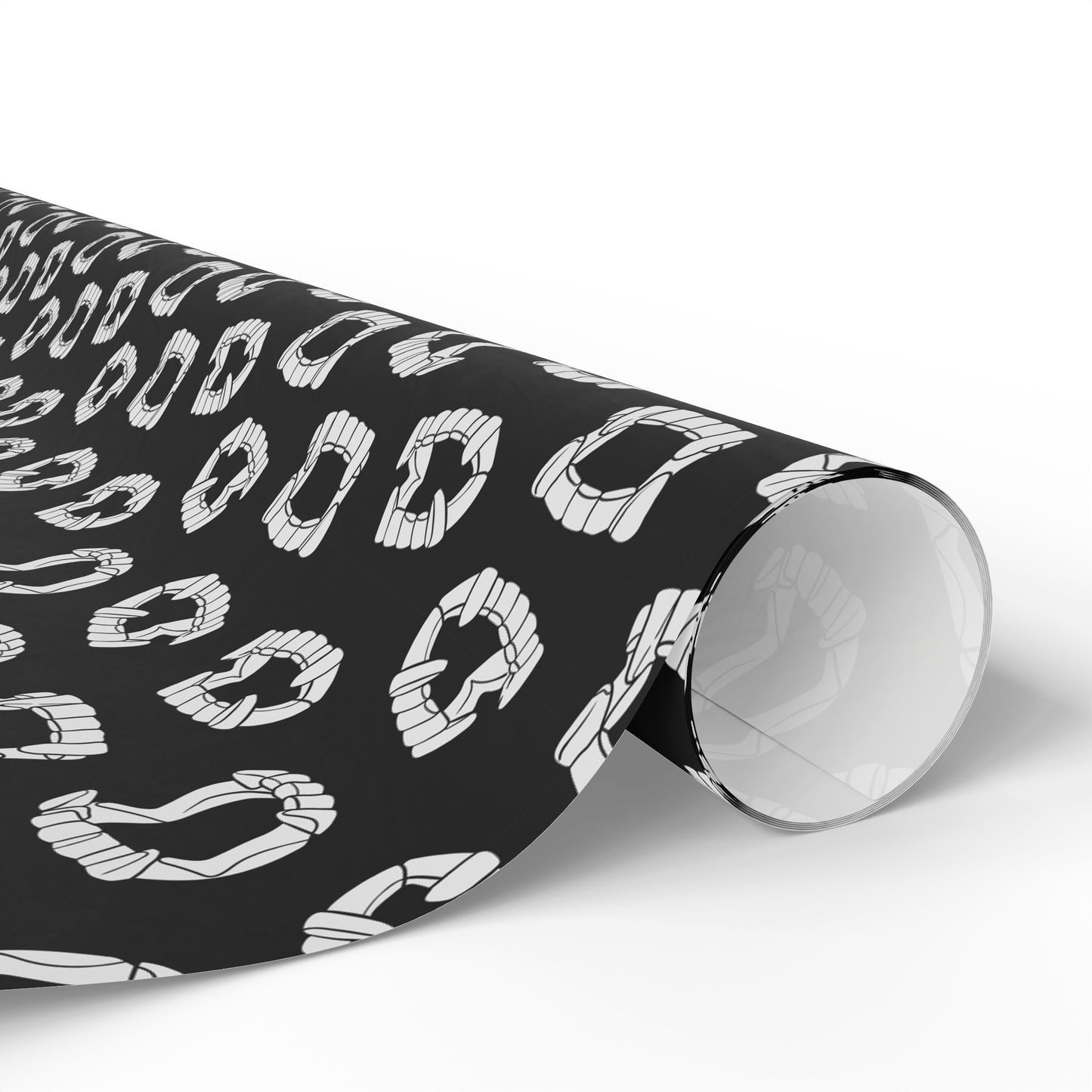 Vampire Teeth Wrapping Paper