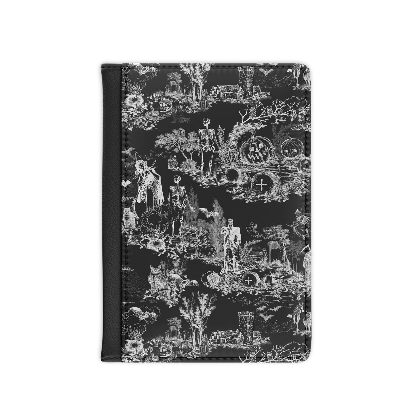 Halloween Toile Passport Cover