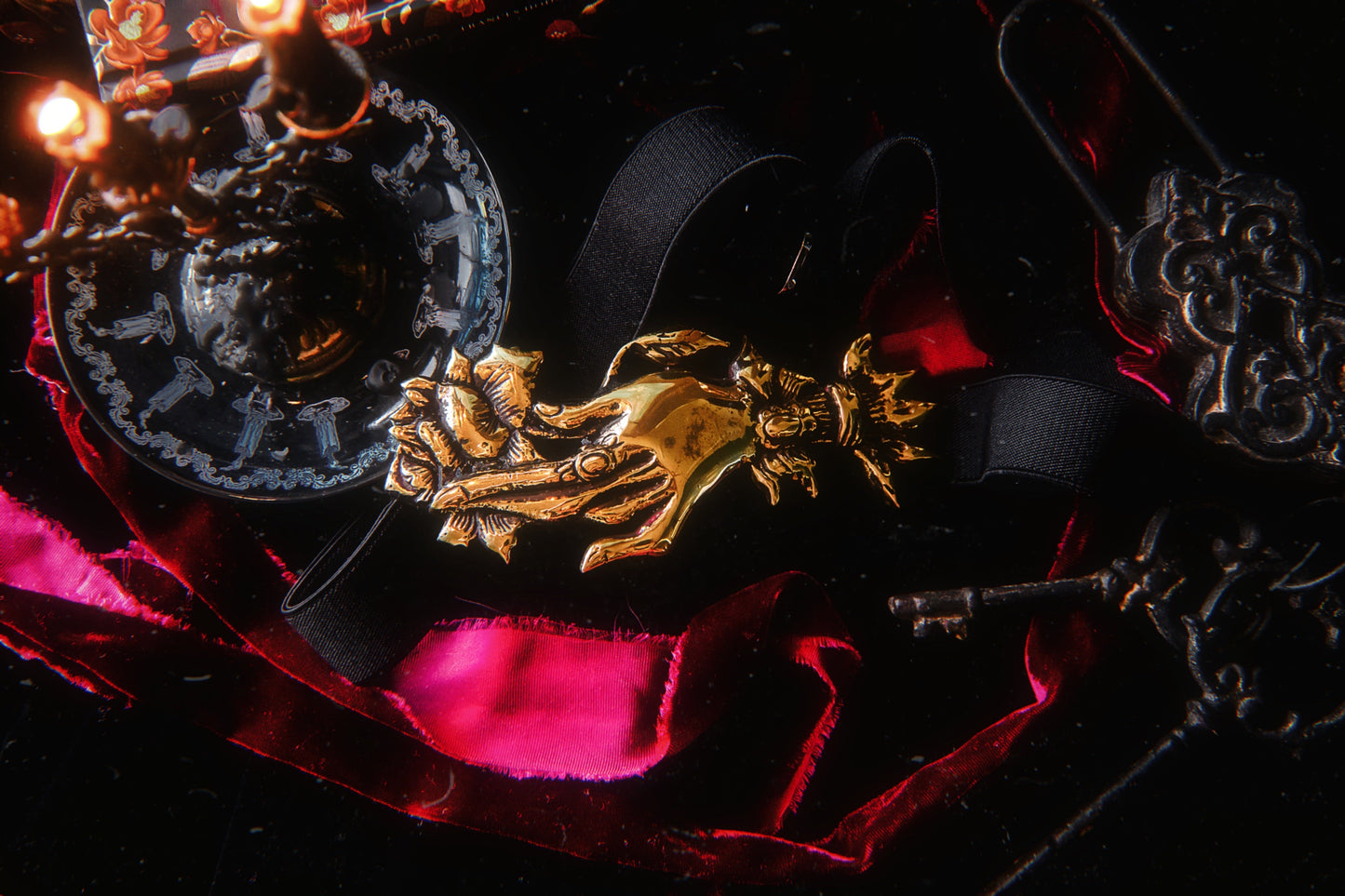 The "Lucerna: Mourning Hand” Belt Buckle