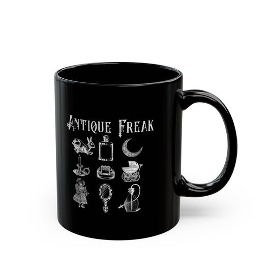Antique Freak Black Mug (Multi Sizes: 11oz, 15oz)