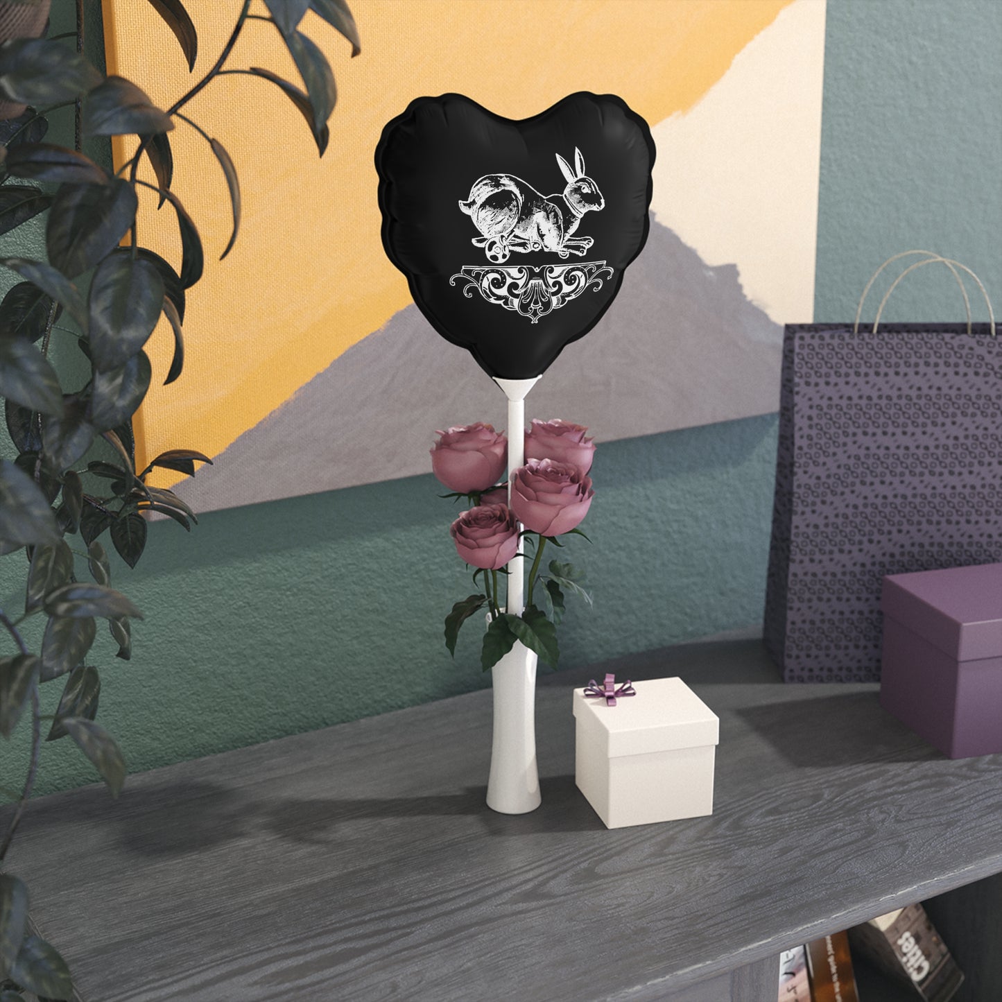 Victorian Bunny Balloon